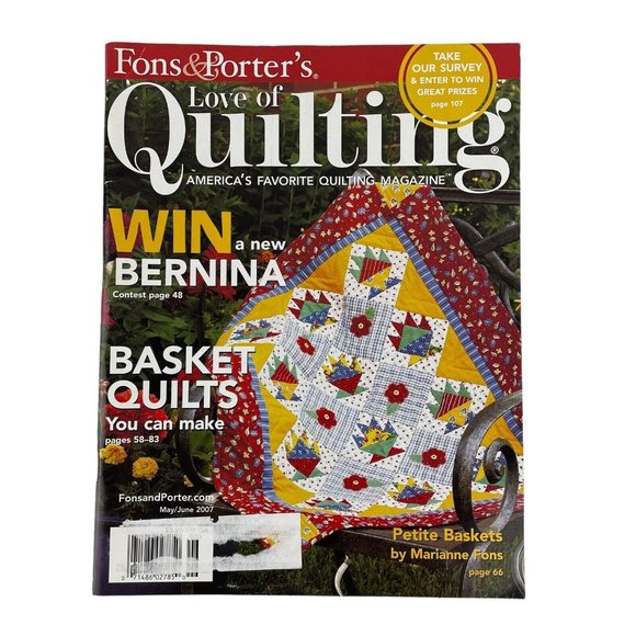 Fons & Porter Love of Quilting Magazine 2007 Lot of 6 - Picture 4 of 6